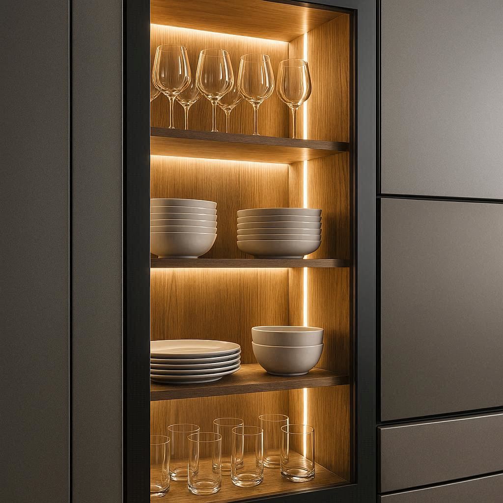 Modern Matte Kitchen – MDF Laminate Finish (18 mm thumbnail