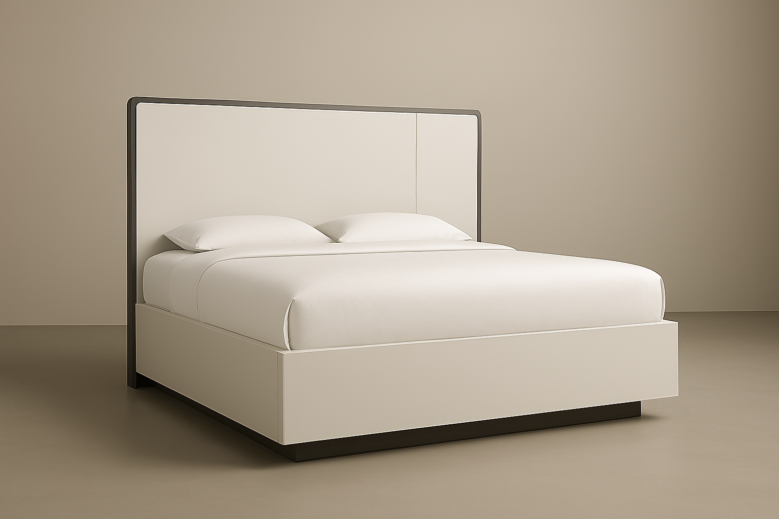 غرفه نوم مودرن بيضاء كلاسيكي